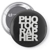 photographer Pin-back button