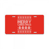 ugly merry christmas License Plate