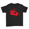 Canada Continent Roots Youth Tee