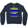 proud dad nurse Crewneck Sweatshirt
