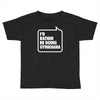 i'd rather be doing gymkhana Toddler T-shirt