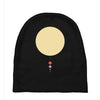 minimal solar system Baby Beanies