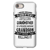 Super Cool Grandmother Of A Freaking Awesome Grandson iPhone 8