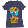 sarcasm Ladies Fitted T-Shirt