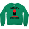 HOWZAT I BAT FOR THE WORLD SERIES Crewneck Sweatshirt