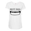 hot dog Maternity Scoop Neck T-shirt