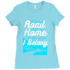 Country Road (f149) Ladies Fitted T-Shirt