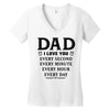 I Love You Dad Women's V-Neck T-Shirt