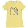 hypotenuse math humor Ladies Fitted T-Shirt