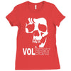 volbeat danish rock band cool skull Ladies Fitted T-Shirt
