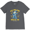 work out time V-Neck Tee