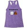 best friends forever Racerback Tank