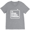 i'd rather be doing gymkhana V-Neck Tee