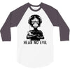 hear no evil 3/4 Sleeve Shirt