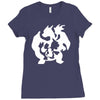 charmander charmeleon charizard pokemon graphic Ladies Fitted T-Shirt