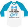 I'm Your Father's Day Gift  Says You're Welcome Baby Boy 3/4 Sleeve Shirt