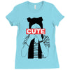 cute Ladies Fitted T-Shirt