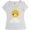 The Students Are Coming Women's Triblend Scoop T-shirt