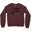 too busy playing fortnite (black) Crewneck Sweatshirt