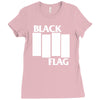 black flag new Ladies Fitted T-Shirt