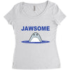 jawsome Women's Triblend Scoop T-shirt
