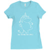 moomin real unicorns Ladies Fitted T-Shirt