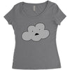 cloud say huh Women's Triblend Scoop T-shirt