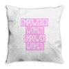 empowered women 2 Throw Pillow