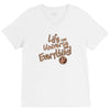 the answer to the question V-Neck Tee