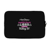 i never dreamed i'd grow up to be a super cute libra but here i am kil Laptop sleeve