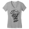 joker hahaha Women's V-Neck T-Shirt