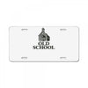 old school License Plate
