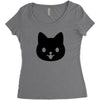 cute aniamal Women's Triblend Scoop T-shirt