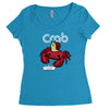 crab Women's Triblend Scoop T-shirt
