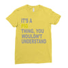 it's a pig thing Ladies Fitted T-Shirt