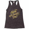 happy st patrick's day Racerback Tank