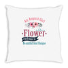 An August Girl Like A Flowers Throw Pillow