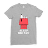 Sleep Big Fan Ladies Fitted T-Shirt
