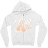 Fight For a Cure Uterine Cancer Awareness Zipper Hoodie