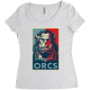for the orcs Women's Triblend Scoop T-shirt