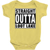 straight outta loot lake Baby Bodysuit