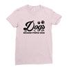 Dogs Because People Suck Ladies Fitted T-Shirt
