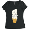 doodle Women's Triblend Scoop T-shirt
