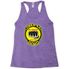 strike first, strike hard, no mercy Racerback Tank