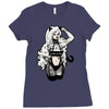 cat woman Ladies Fitted T-Shirt