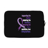 supporting the fighter, admiring the survivors, honoring the taken Laptop sleeve