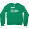 definition of a geek Crewneck Sweatshirt