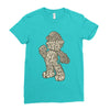 mario text Ladies Fitted T-Shirt
