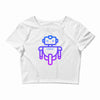 robot andro Crop Top