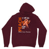 wear peach for  my [you can write any name] Unisex Hoodie